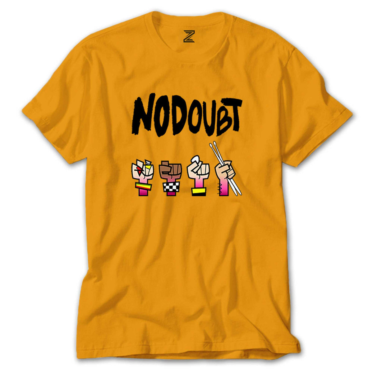 No Doubt Cartoon renkli tişört