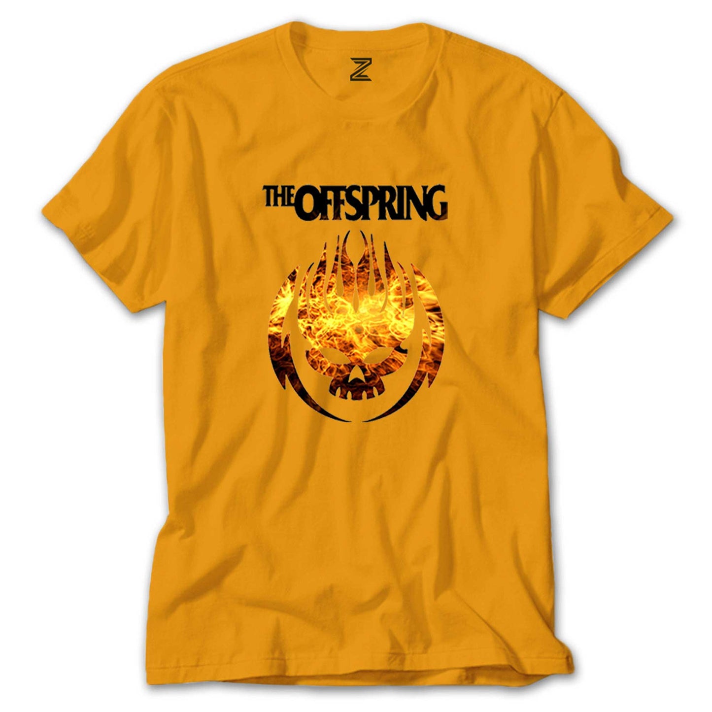 The Offspring Fire Skull Renkli Tişört