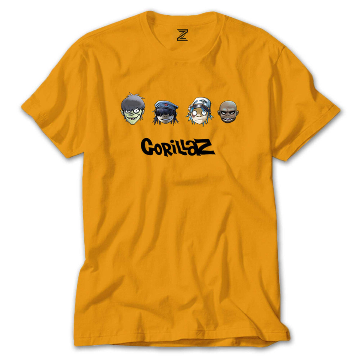 Gorillaz Cartoon 2 renkli tişört