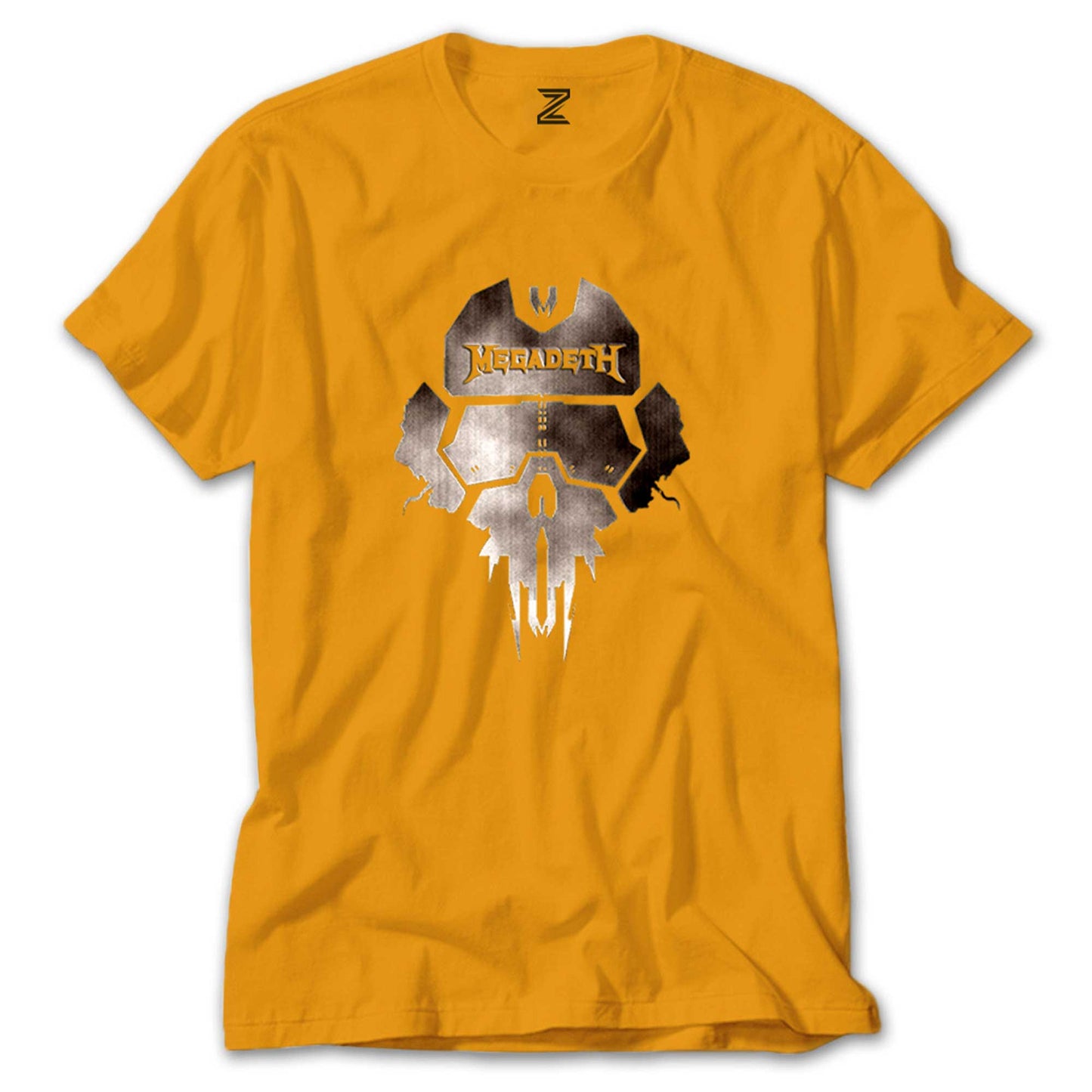 Megadeth Steel Skull renkli tişört