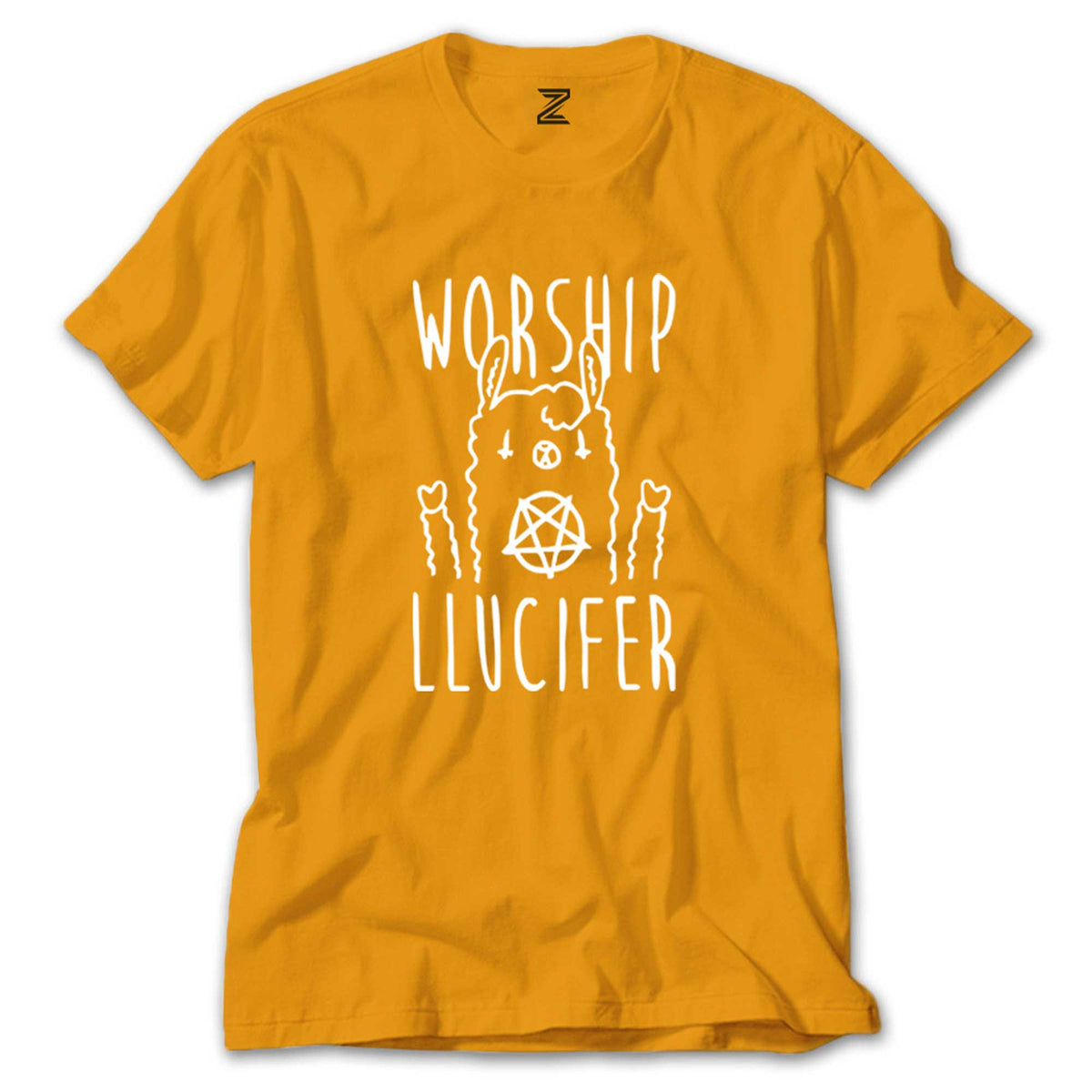 Worhip Lucifer renkli tişört
