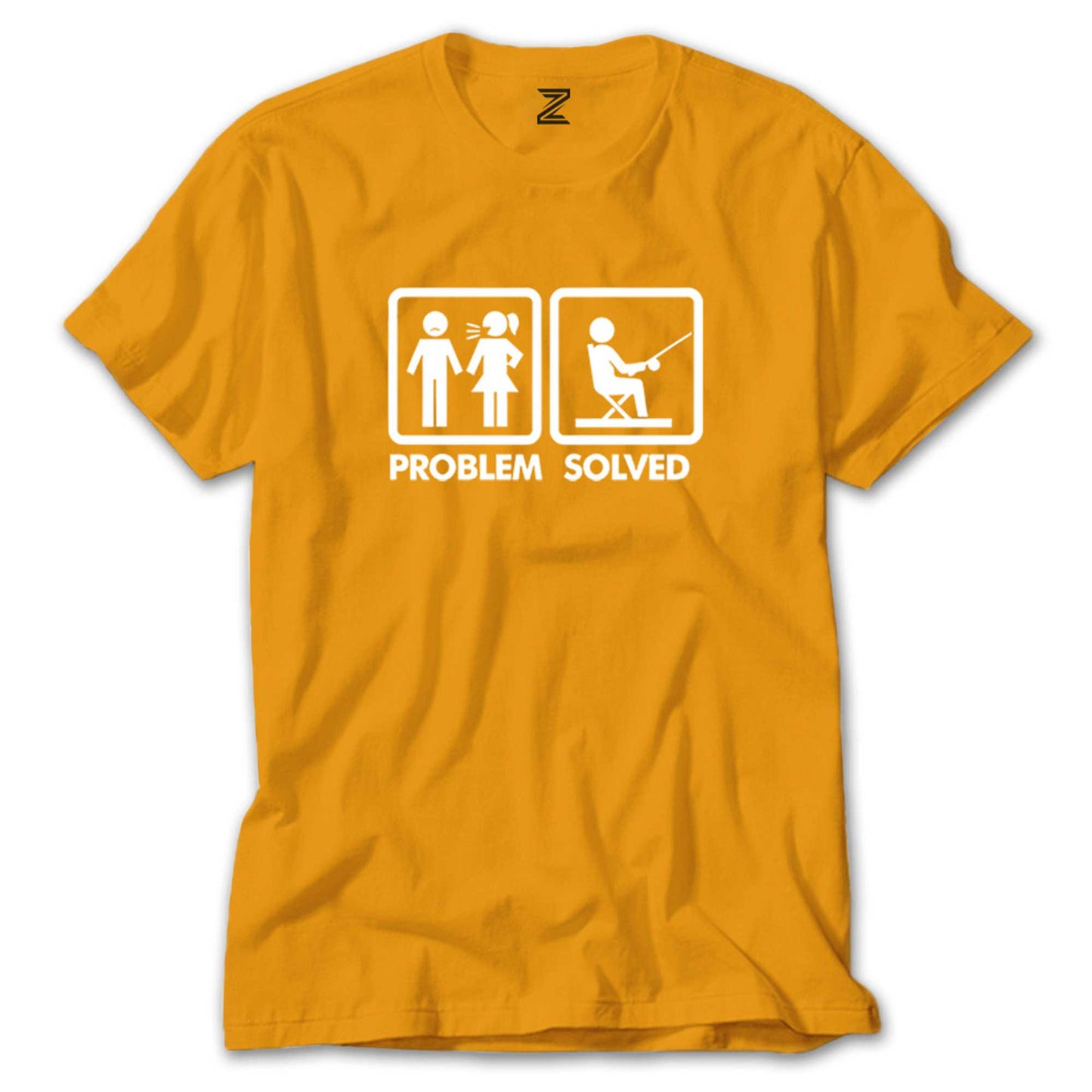 Problem Sloved Balıkçı Renkli Tişört