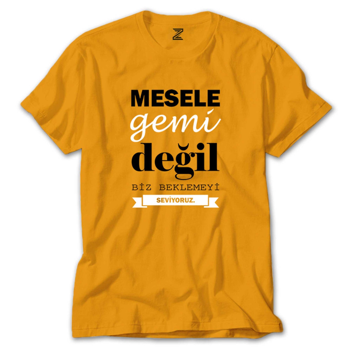 Mesele Gemi Değil Renkli Tişört