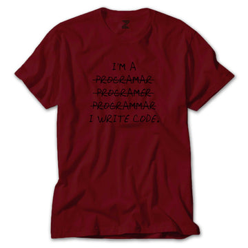 I Am a Programer Renkli Tişört