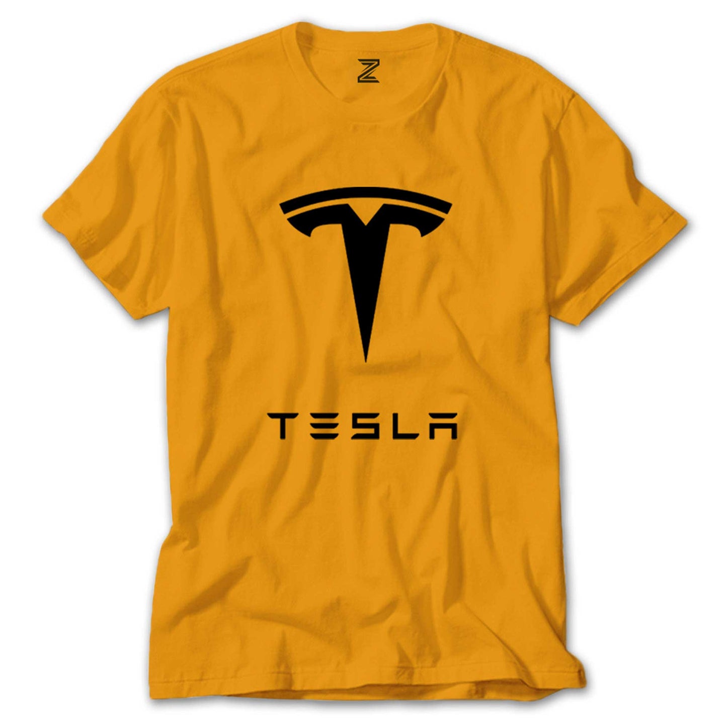 Tesla Logo renkli tişört