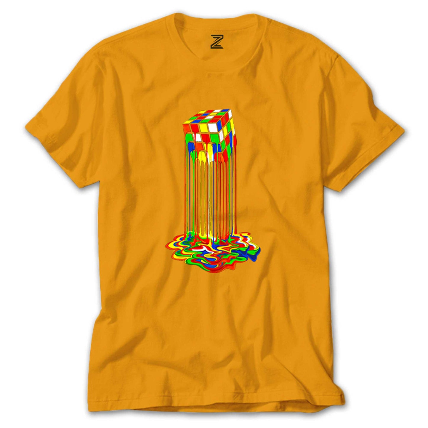 Rubix Cube Rainbow Renkli Tişört