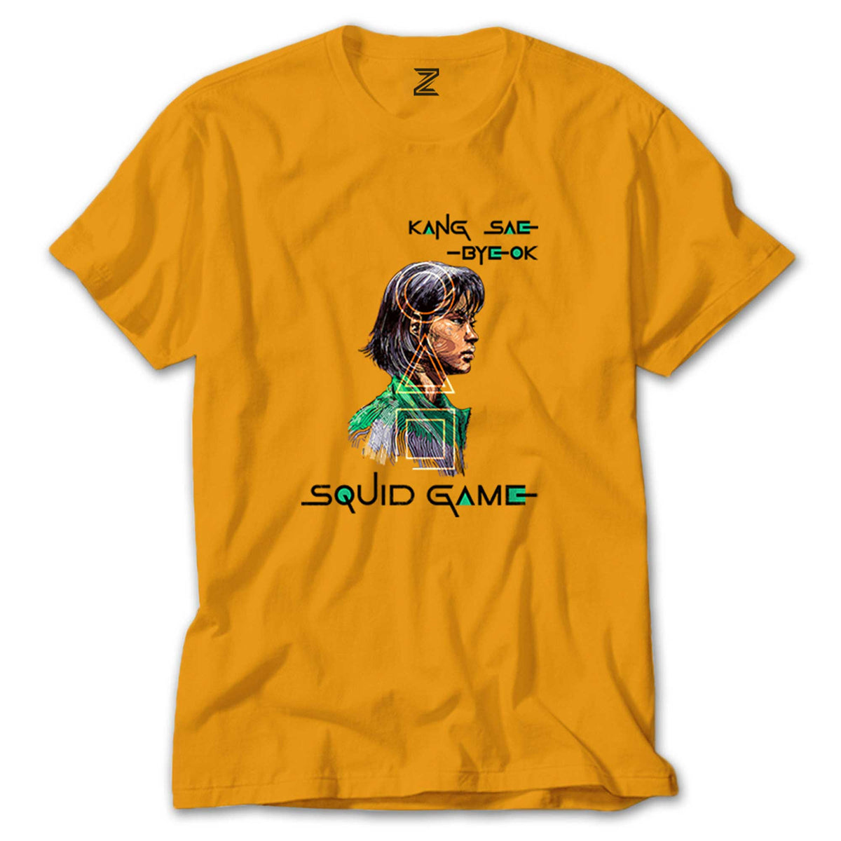 Squid Game Kang Sea-byeok renkli tişört