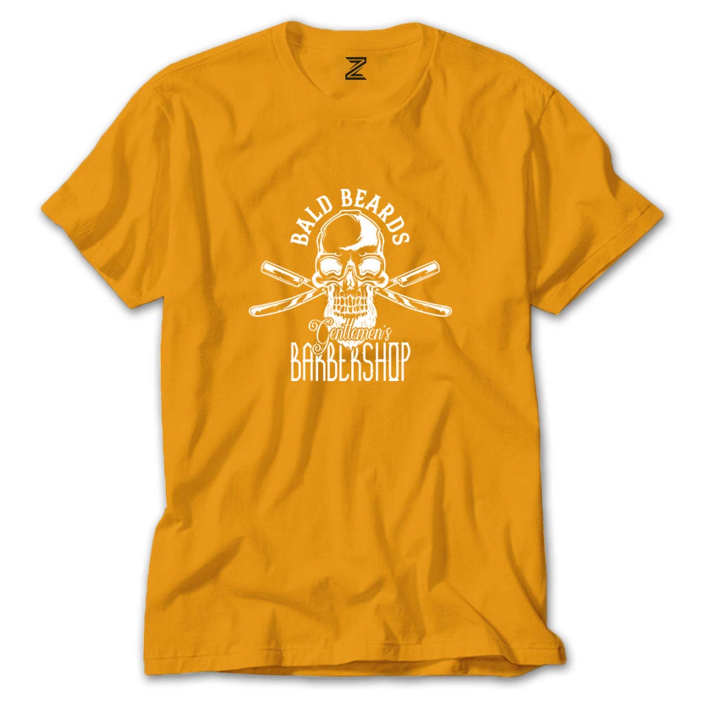 Barbershop Bald Beards Renkli Tişört
