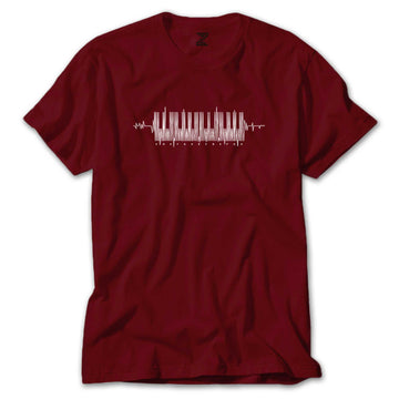 Piano Beat Renkli Tişört
