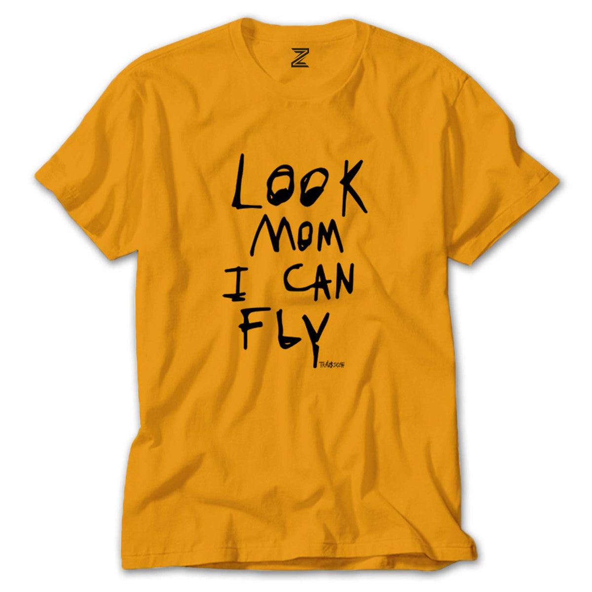 Travis Scott Look Mom I Can Fly renkli tişört