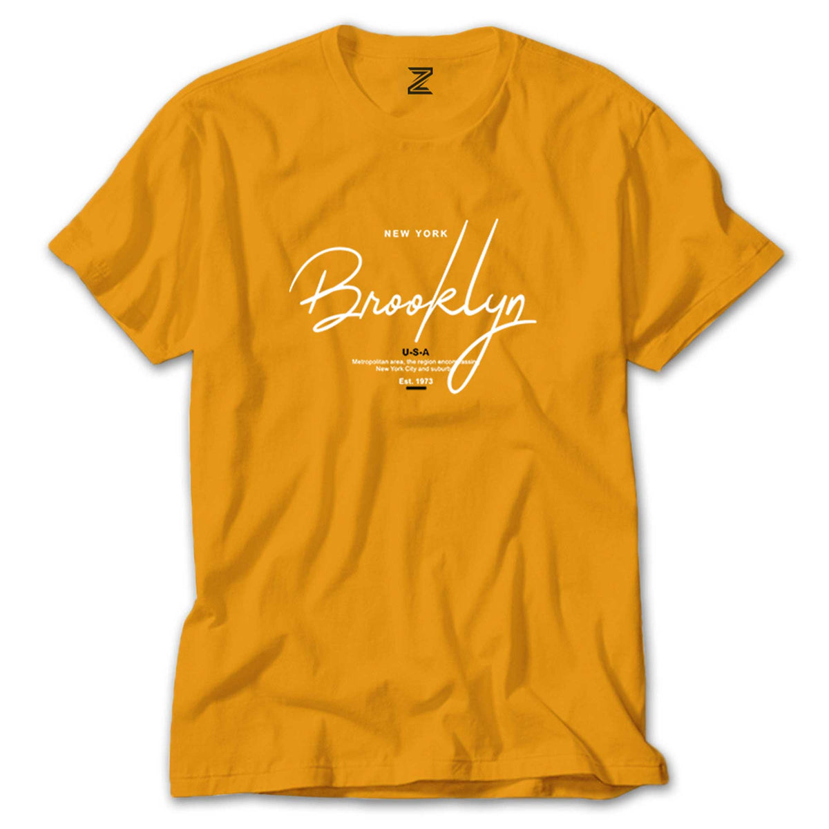 NewYork Brooklyn U.S.A renkli tişört