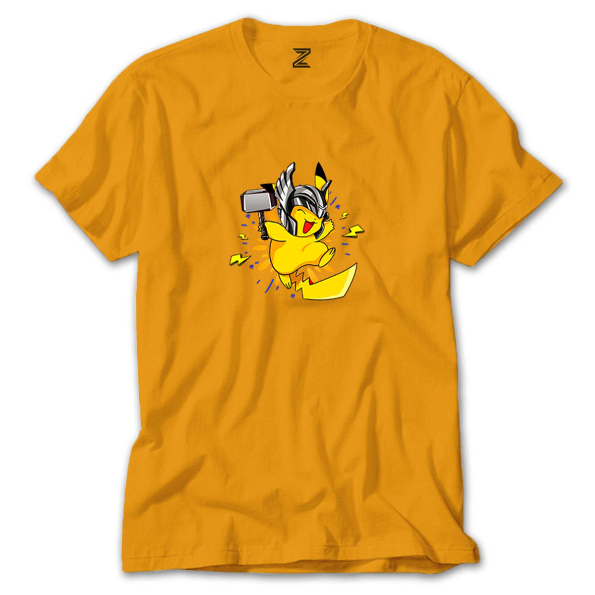 Pikachu Thor renkli tişört