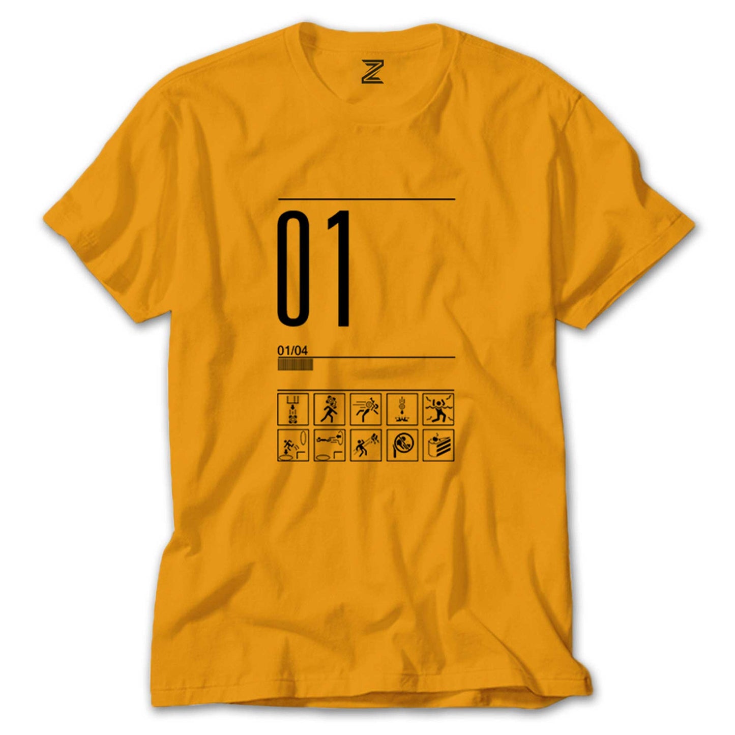 Portal Aperture Level 1 Renkli Tişört