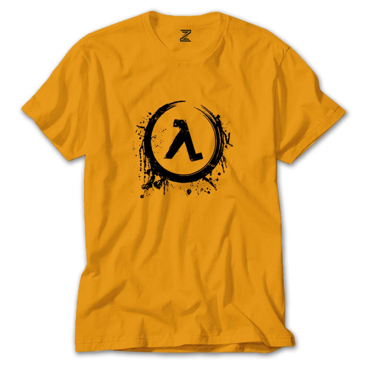 Half Life Logo Splash renkli tişört