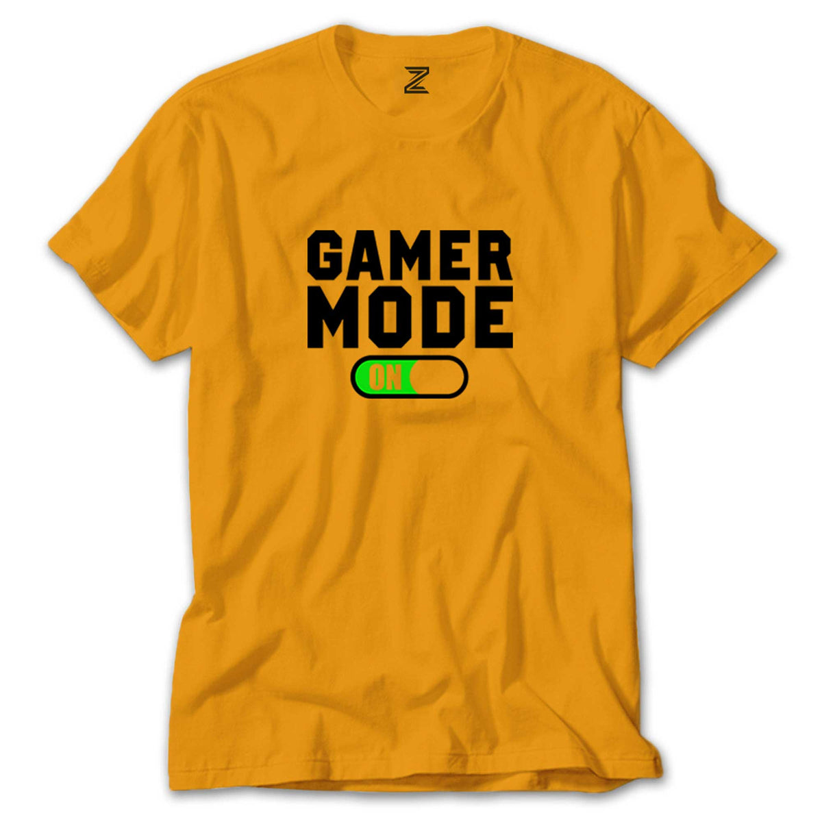 Gamer Mode On renkli tişört