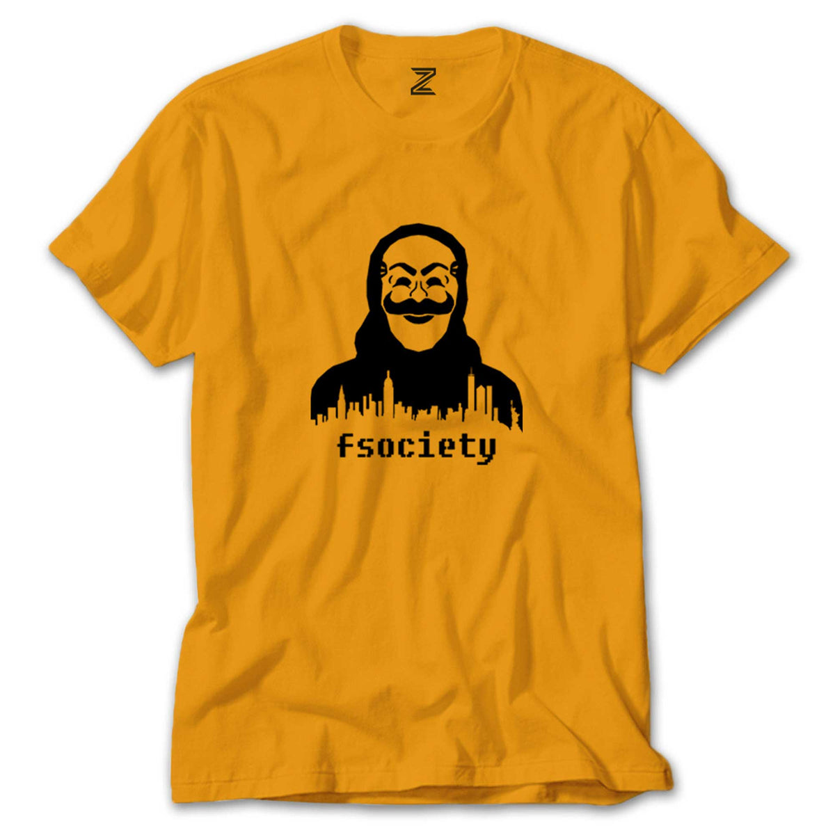 Mr.Robot Fsociety Mask renkli tişört