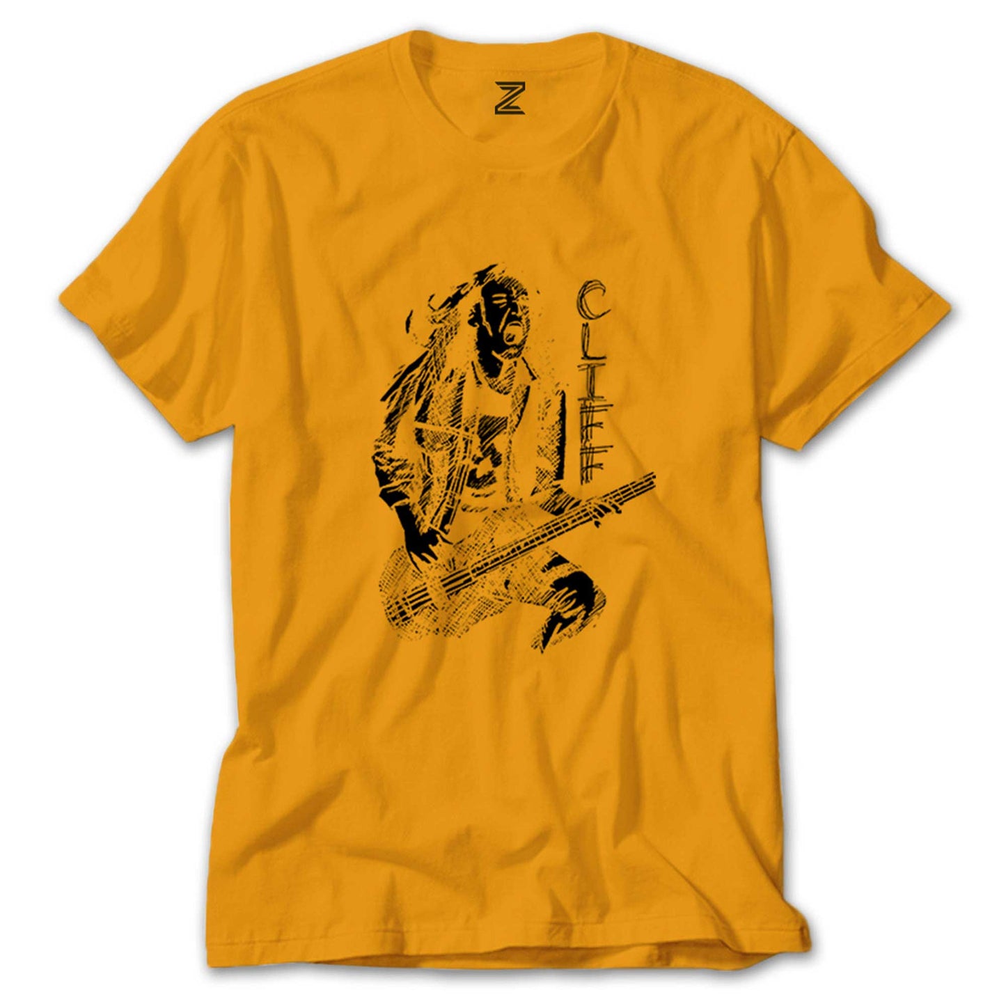 Cliff Burton Skecthy Renkli Tişört