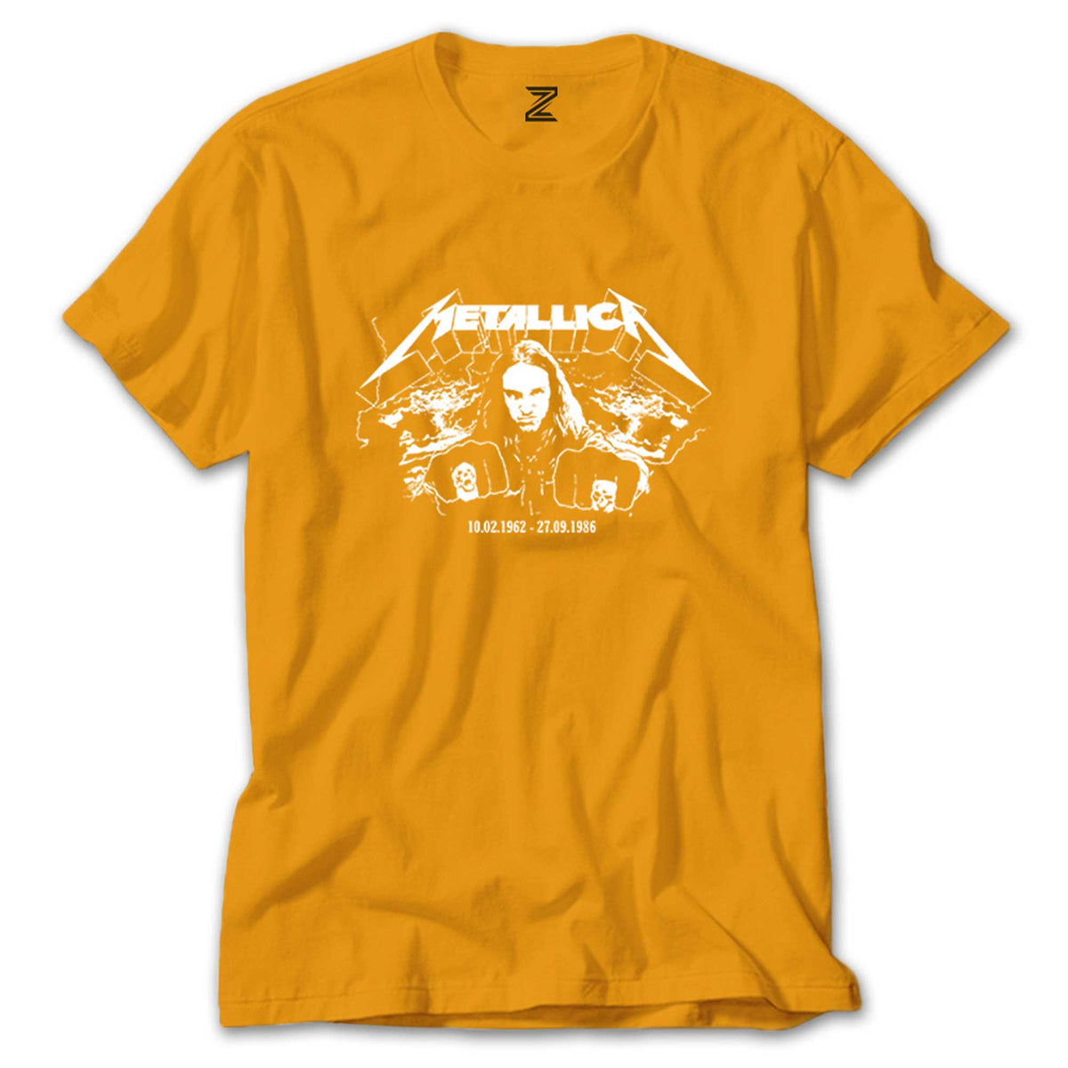Cliff Burton Punch Renkli Tişört