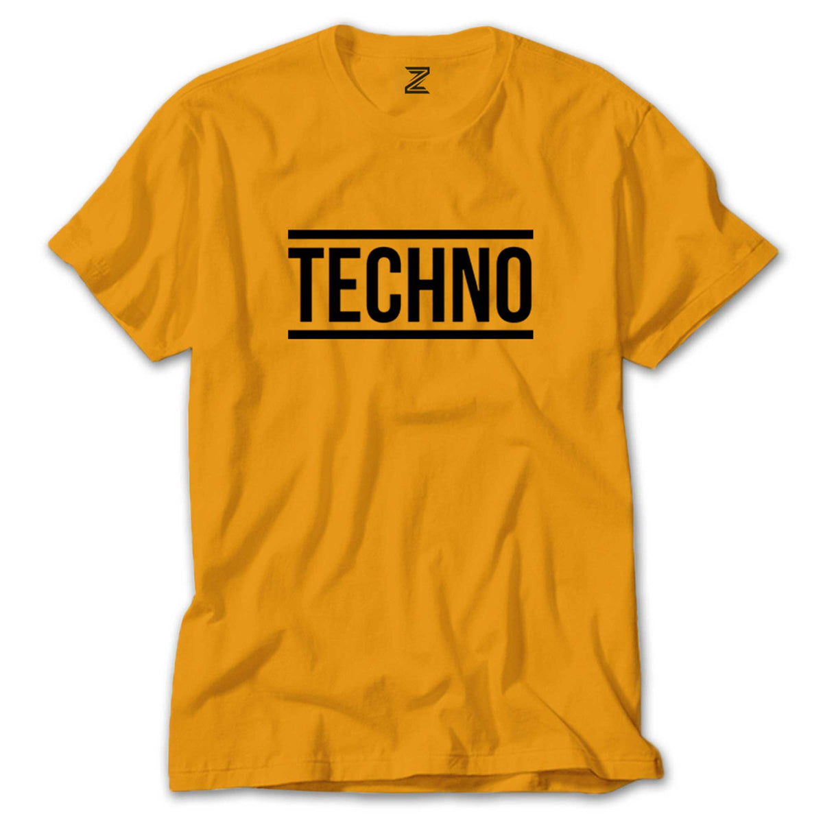 Techno renkli tişört