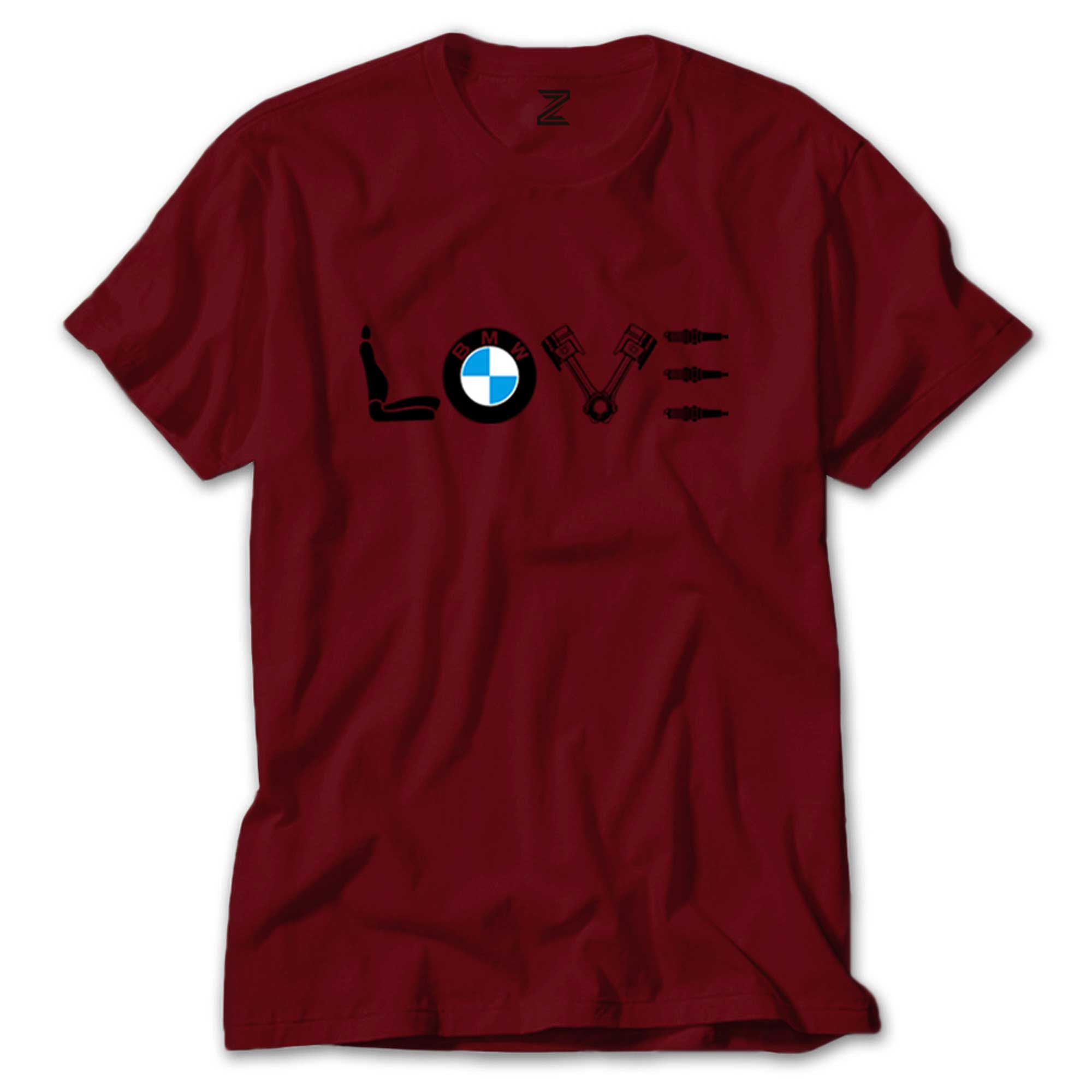 BMW Love Renkli Tişört