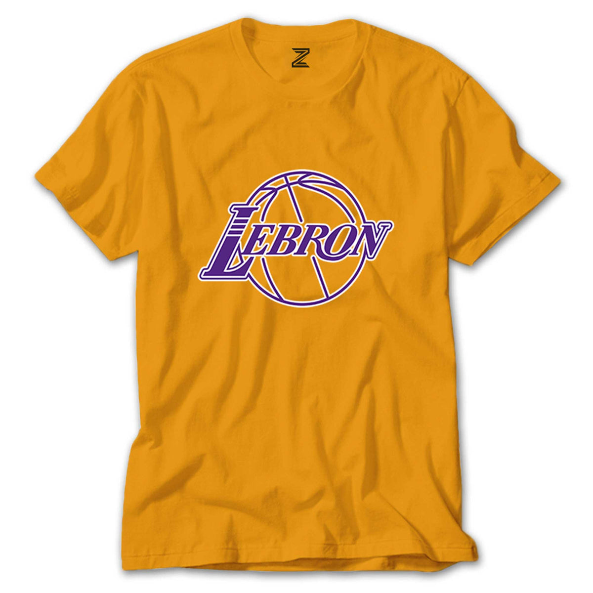 Lebron James Lakers Logo renkli tişört