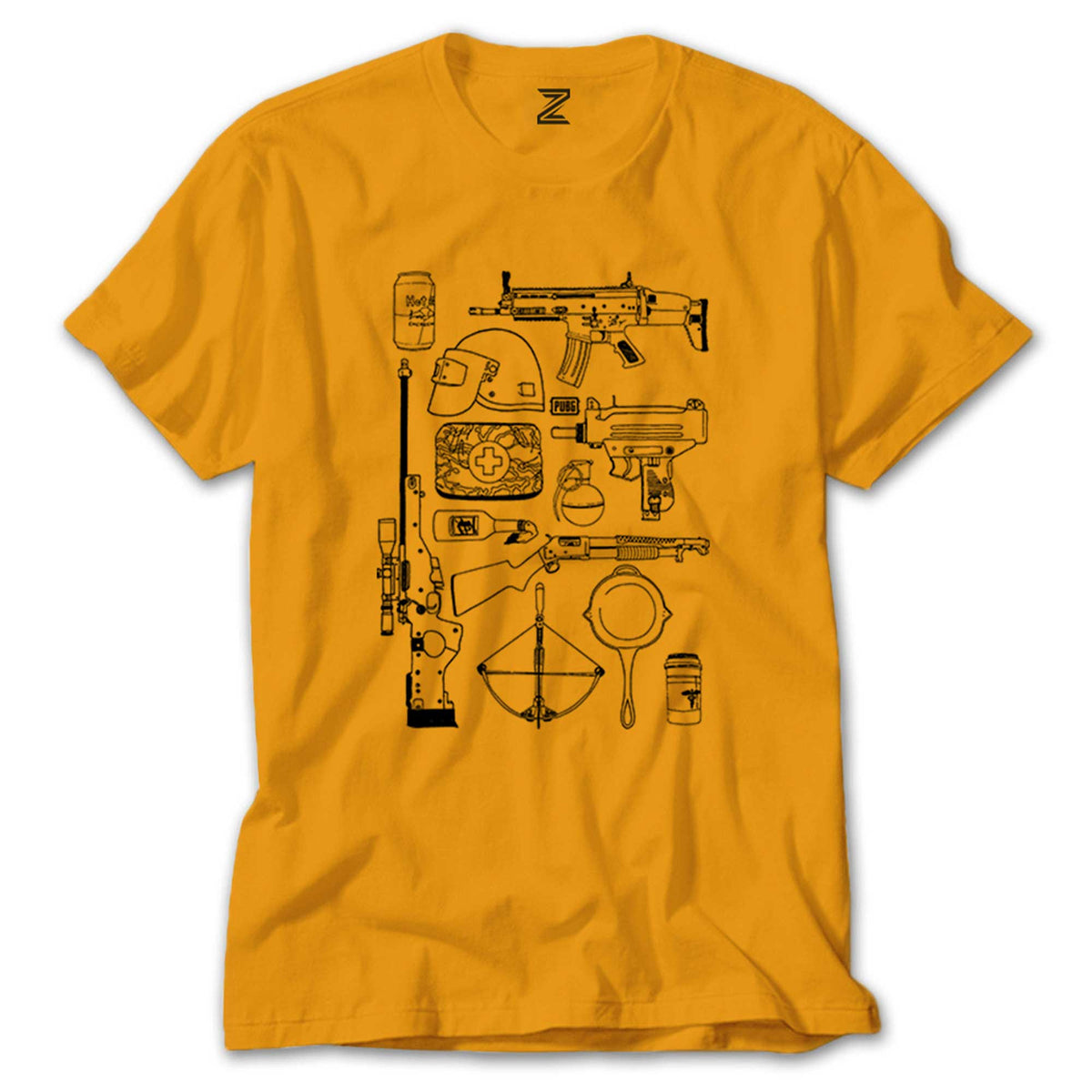 Pubg Items renkli tişört
