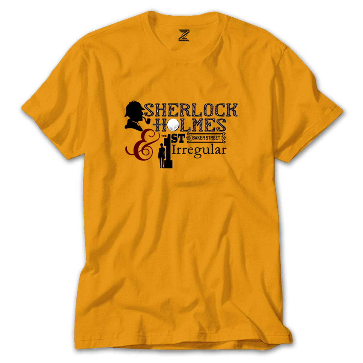 Sherlock Holmes Baker Street renkli tişört
