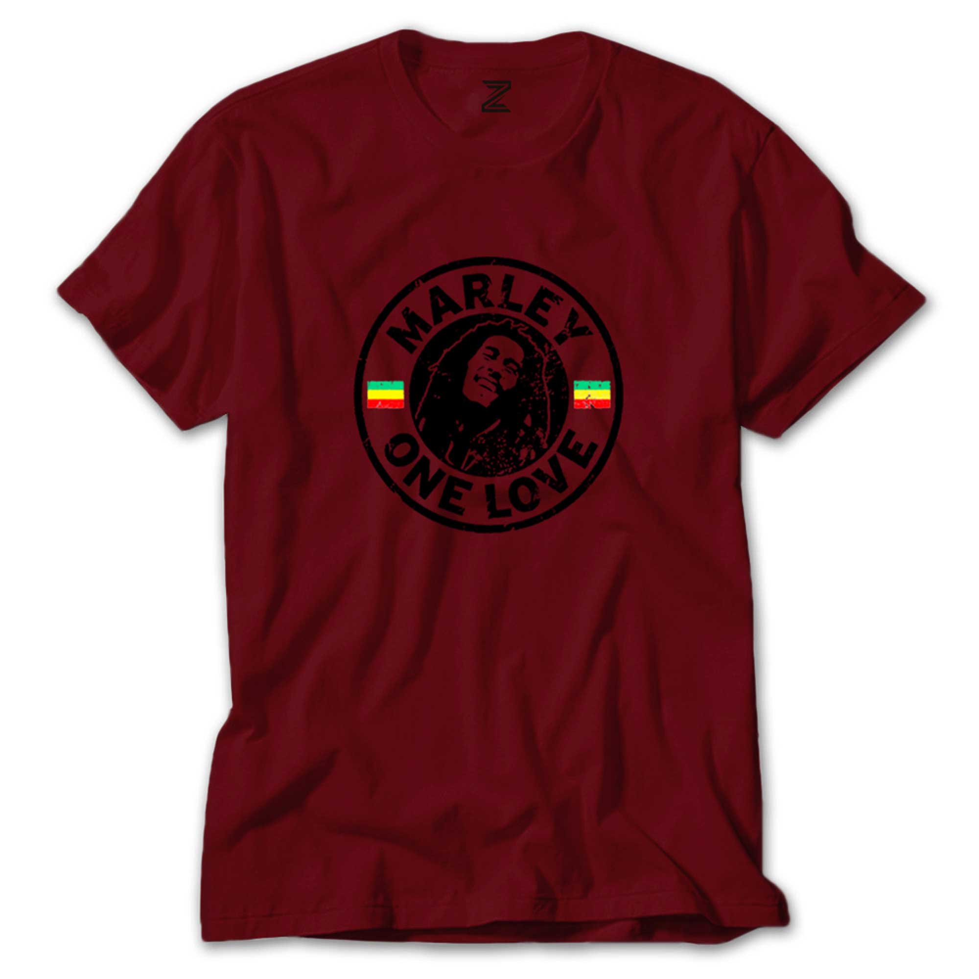 Bob Marley One Love Renkli Tişört
