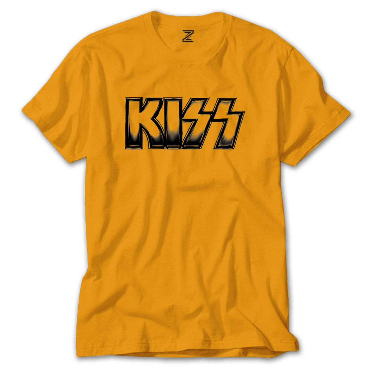 Kiss Metalic Logo renkli tişört