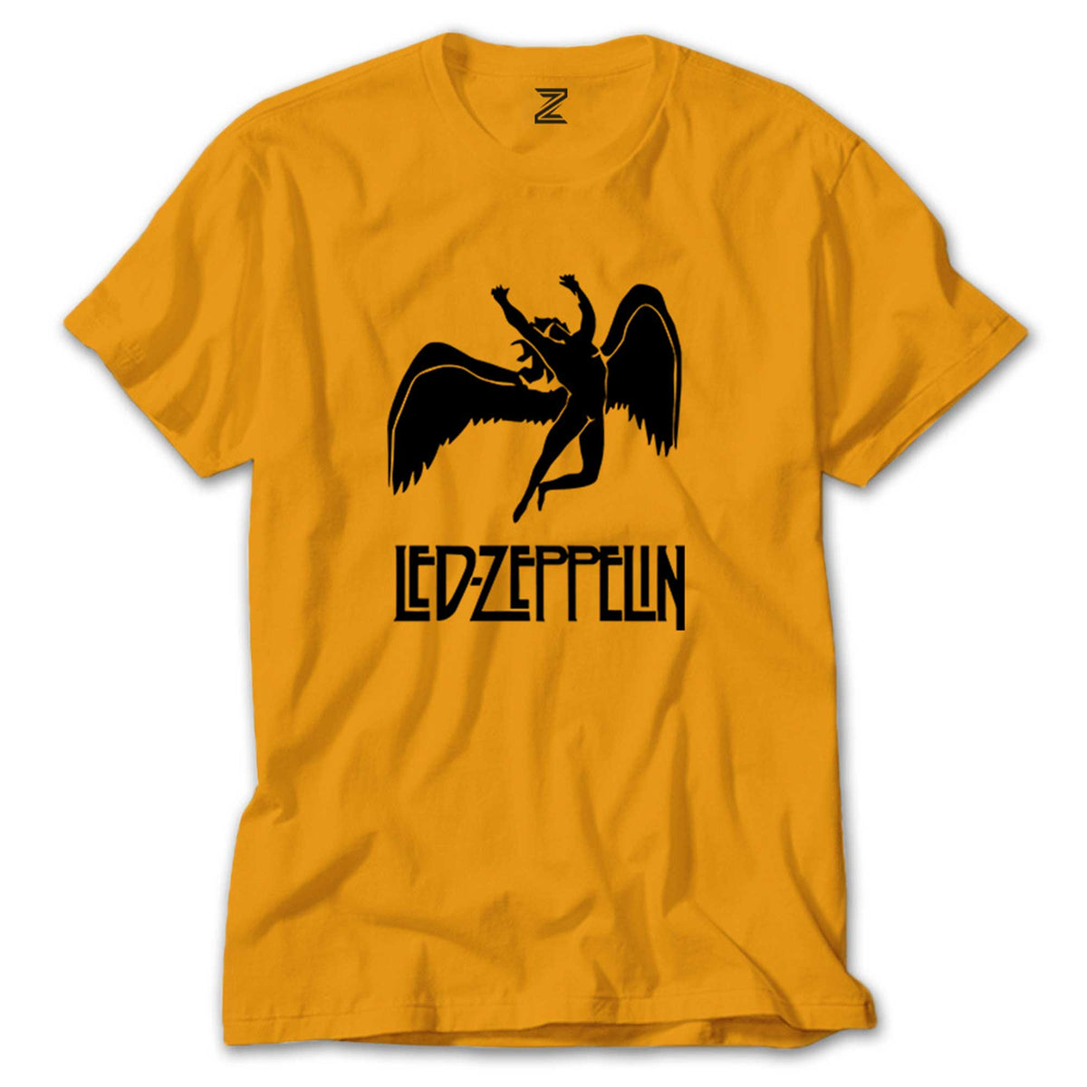 Led Zeppelin Black Angel renkli tişört