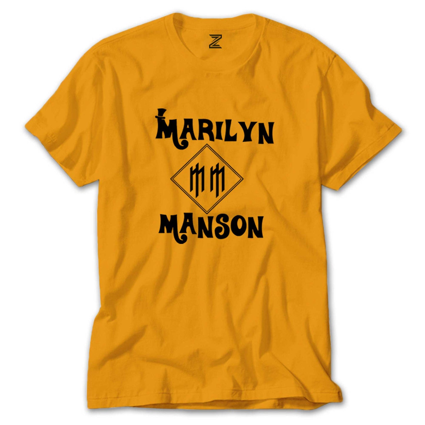 Marilyn Manson Text Renkli Tişört