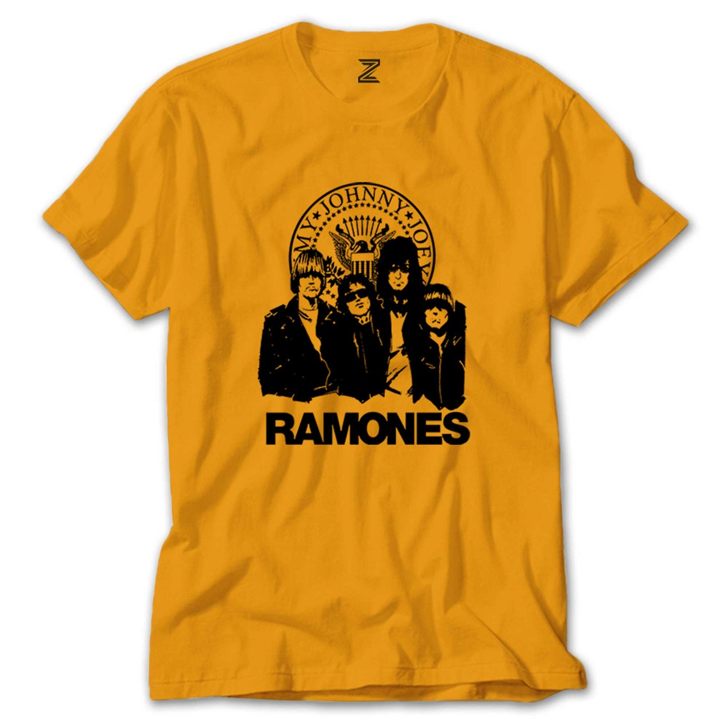 Ramones Logo and Group renkli tişört