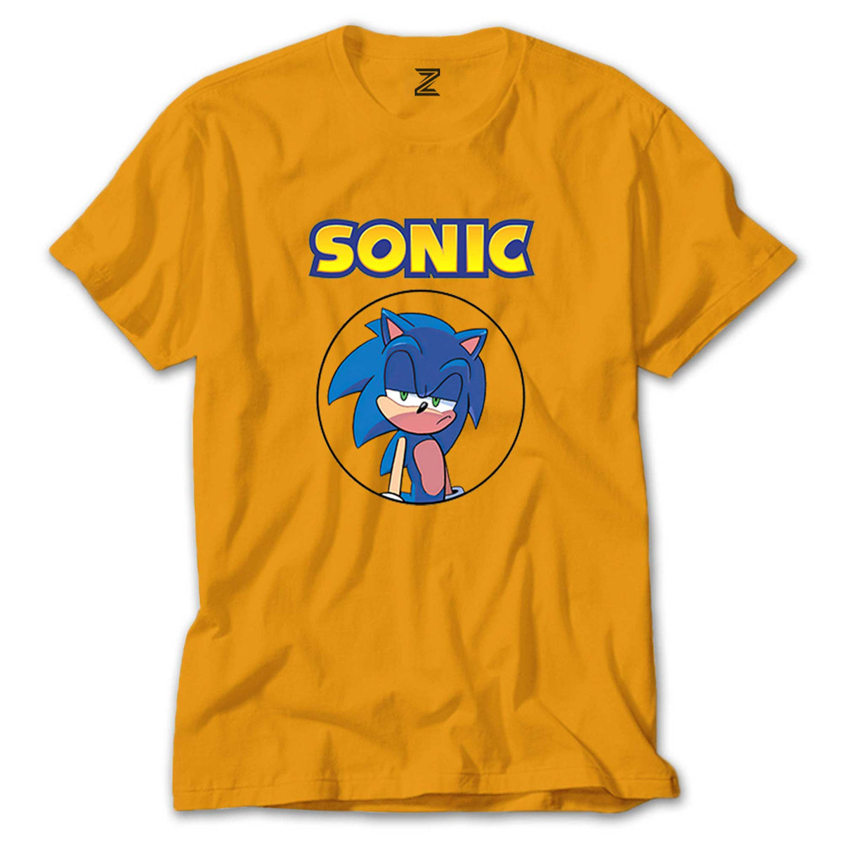 Sonic Cartoon renkli tişört