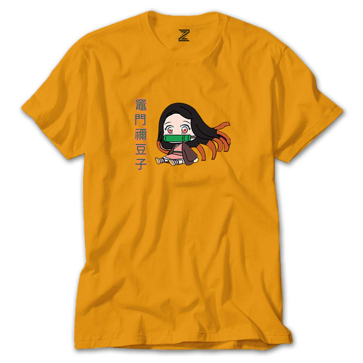 Demon Slayer Nezuko Kamado Tiny renkli tişört