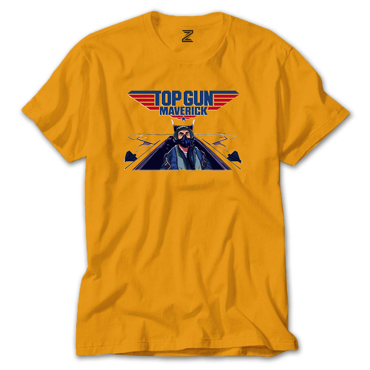 Top Gun Fly renkli tişört