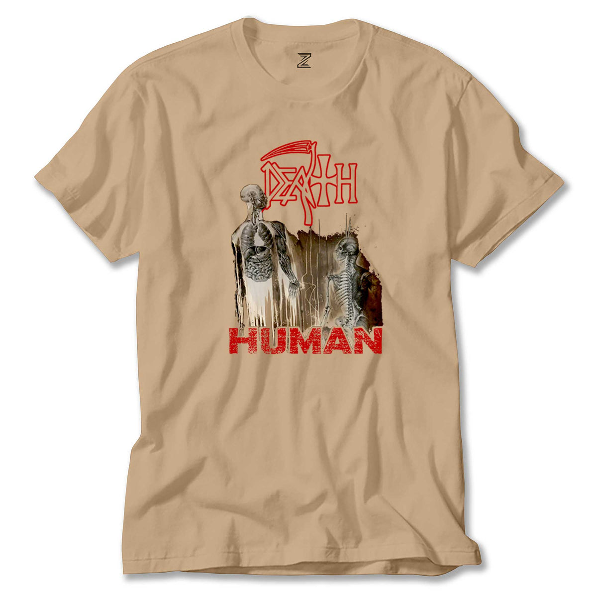 Death Human renkli tişört