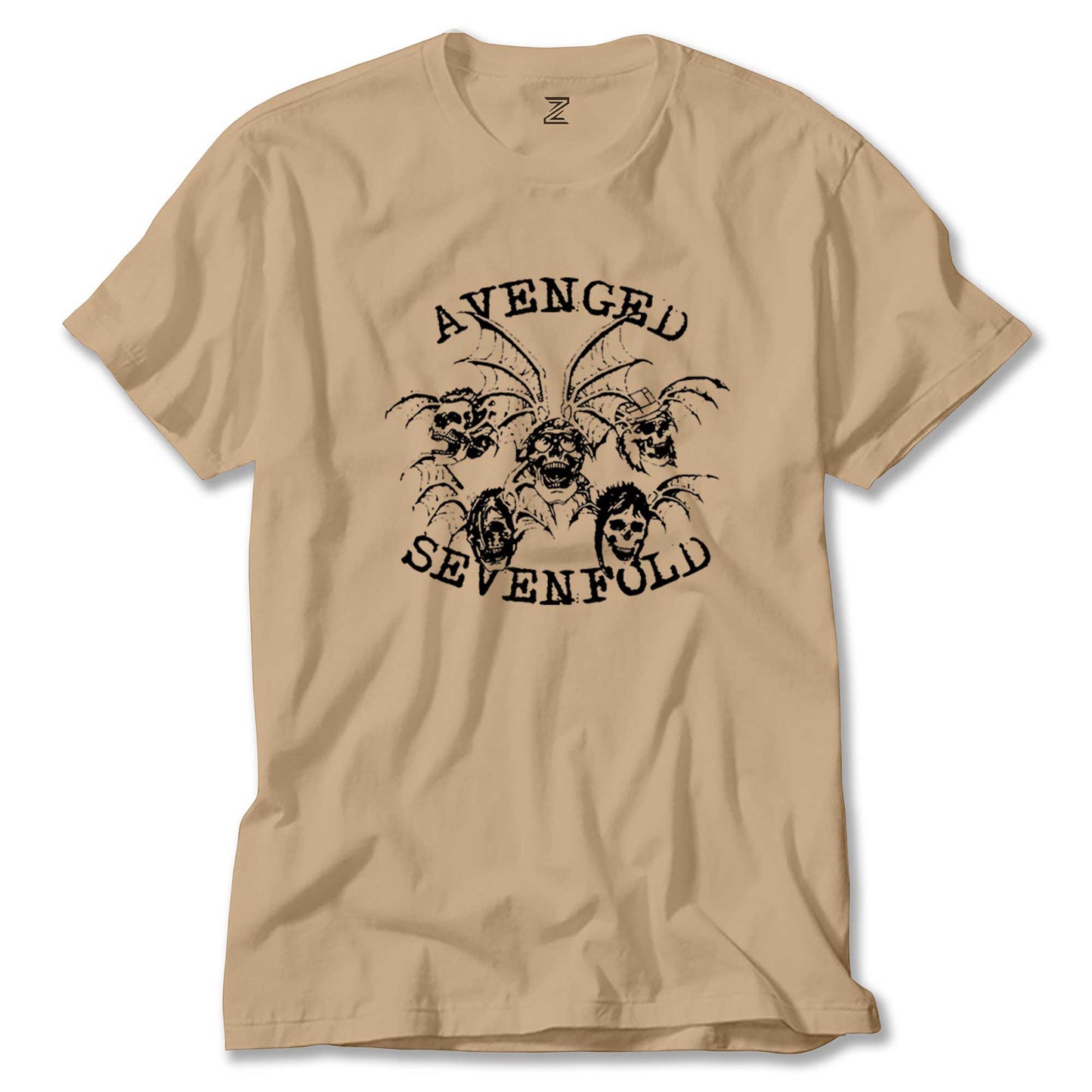 Avenged Sevenfold Smile Skulls renkli tişört