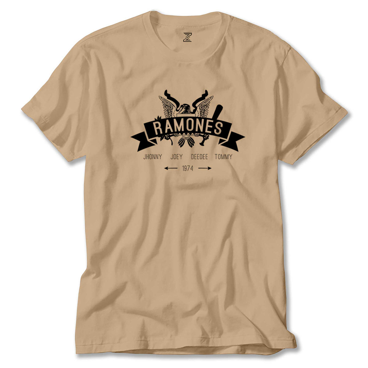 Ramones 1974 renkli tişört