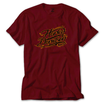 Harley Davidson Logo 2 Renkli Tişört