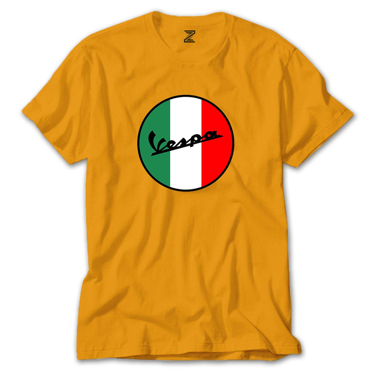 Vespa Logo renkli tişört
