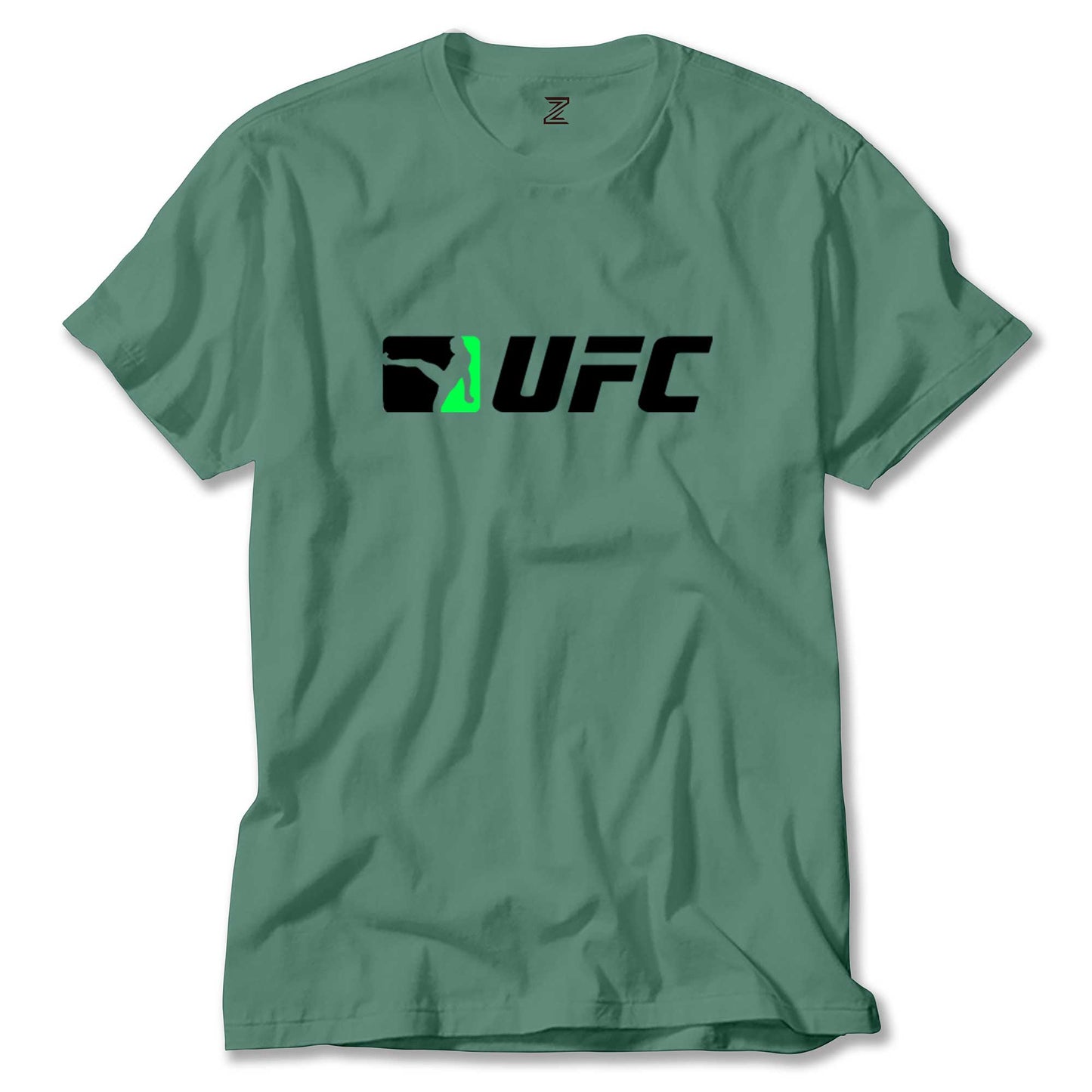 İndirimli Ufc Green Kick Yeşil Tişört