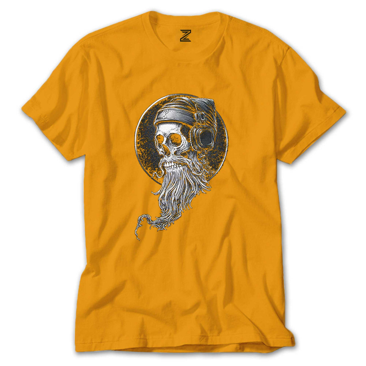 Skull Kuru Kafa Hippy renkli tişört