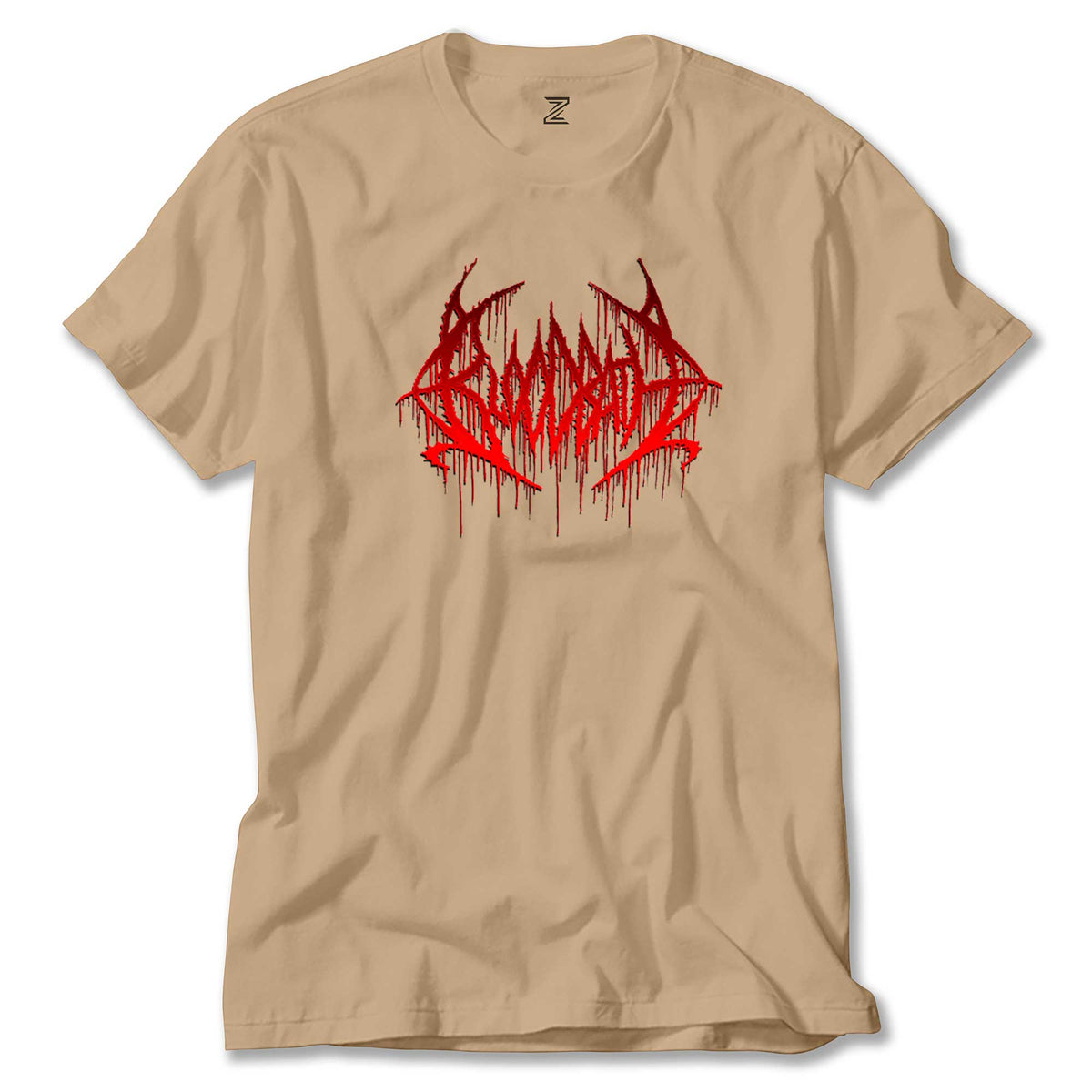 Bloodbath Logo Red renkli tişört