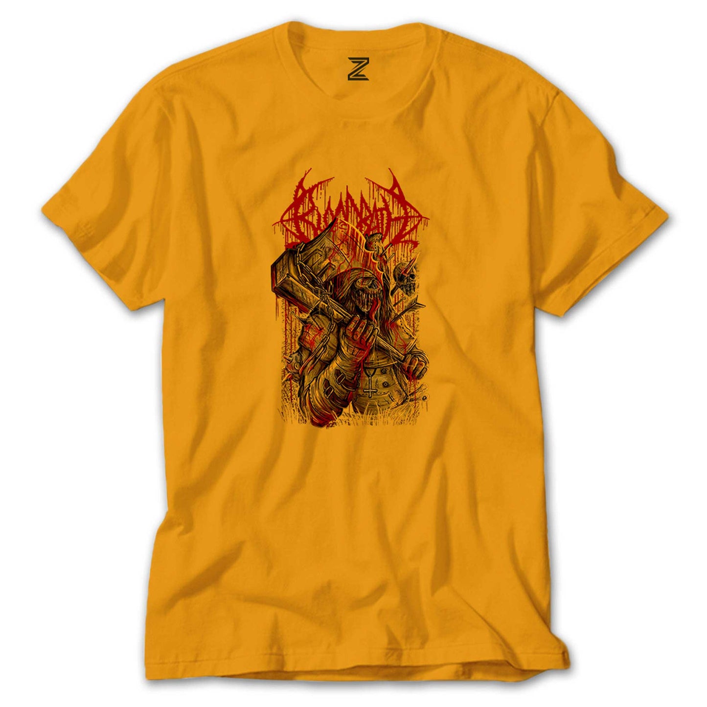 Bloodbath Skull Renkli Tişört