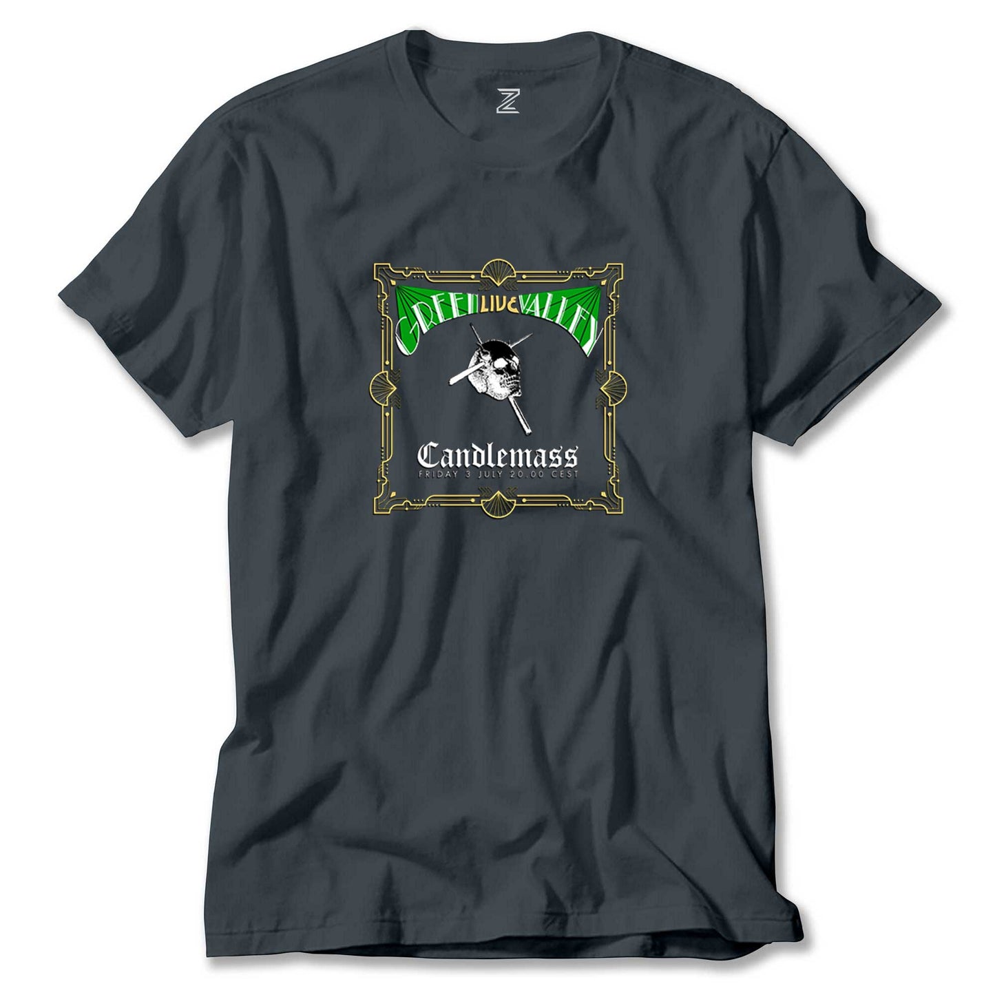 Candlemass Green Valley renkli tişört