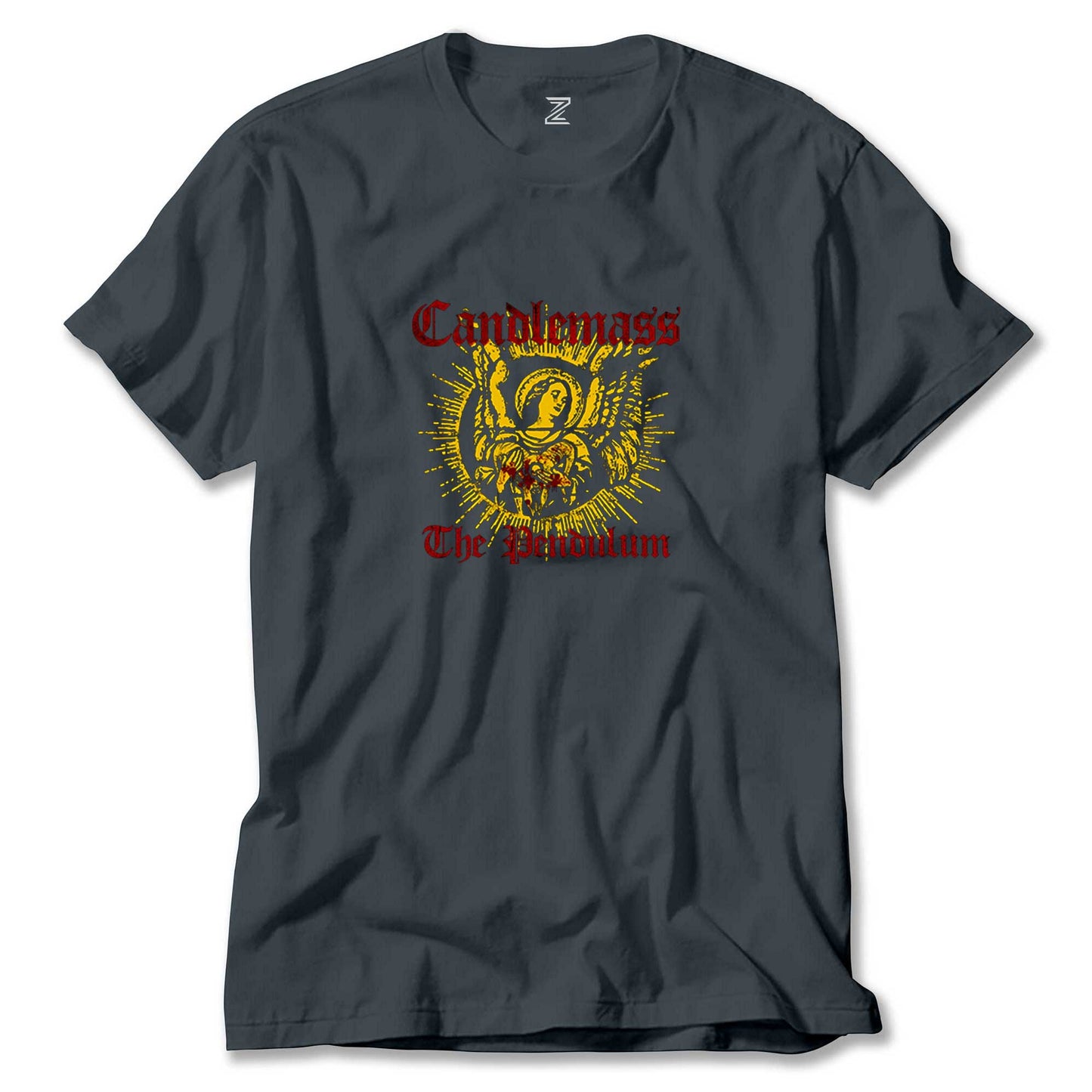İndirimli Candlemass the Pendulum Füme Tişört