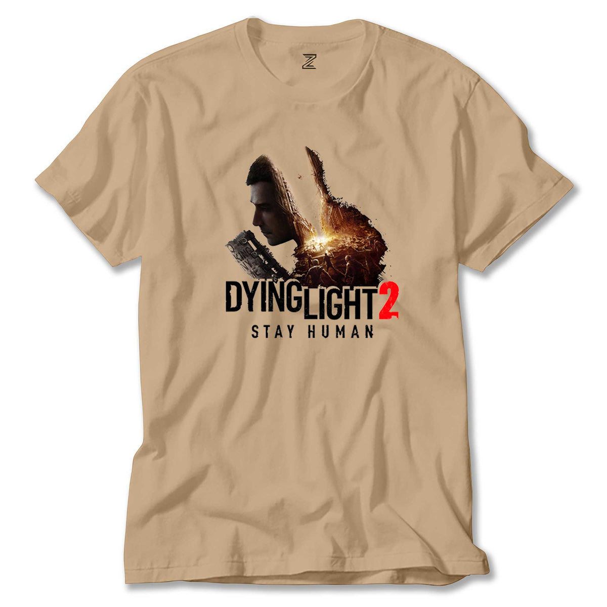 Dying Light Stay Human renkli tişört