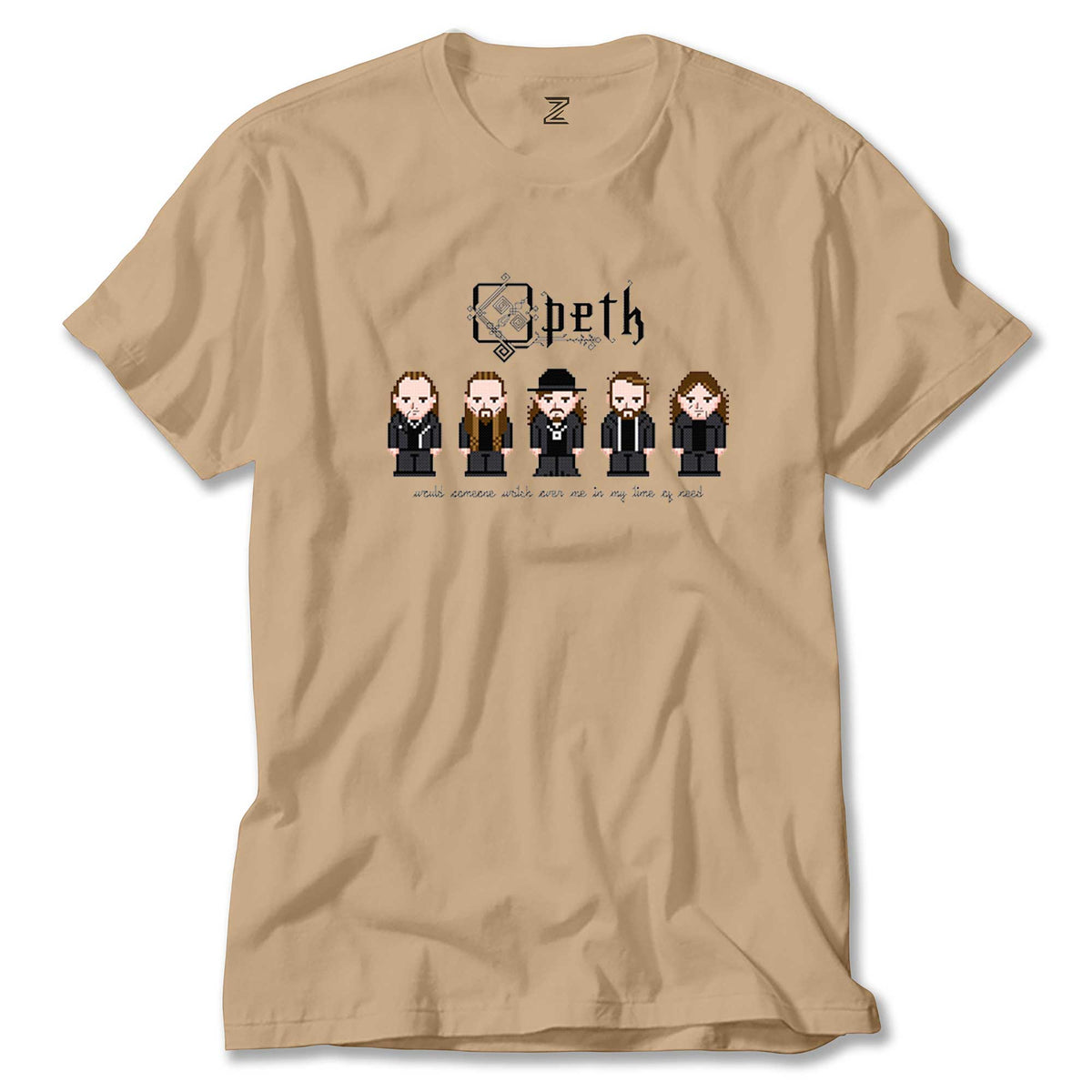 Opeth Group Animation renkli tişört