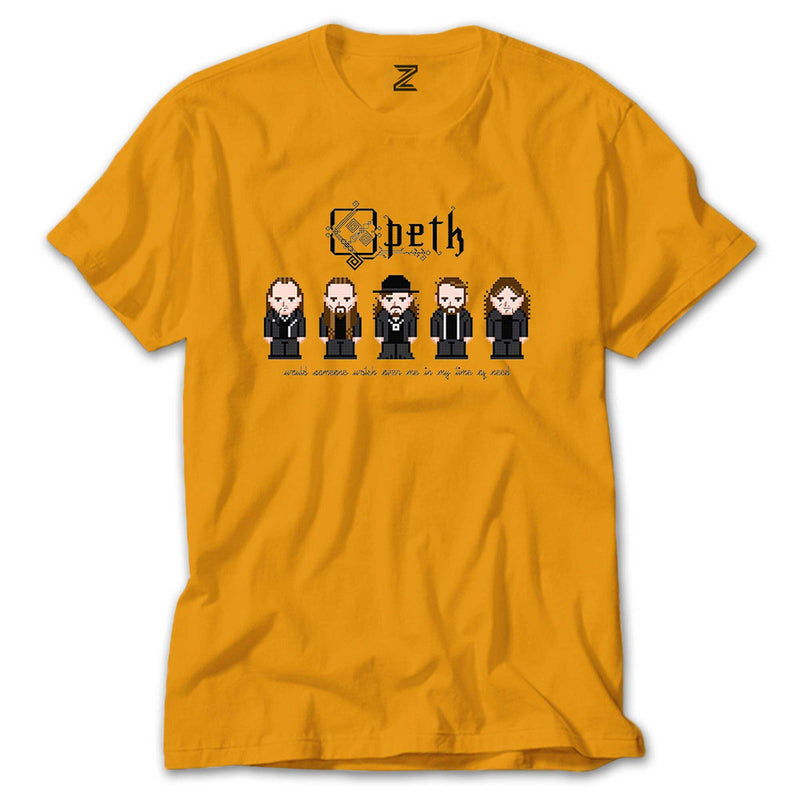 Opeth Group Animation renkli tişört