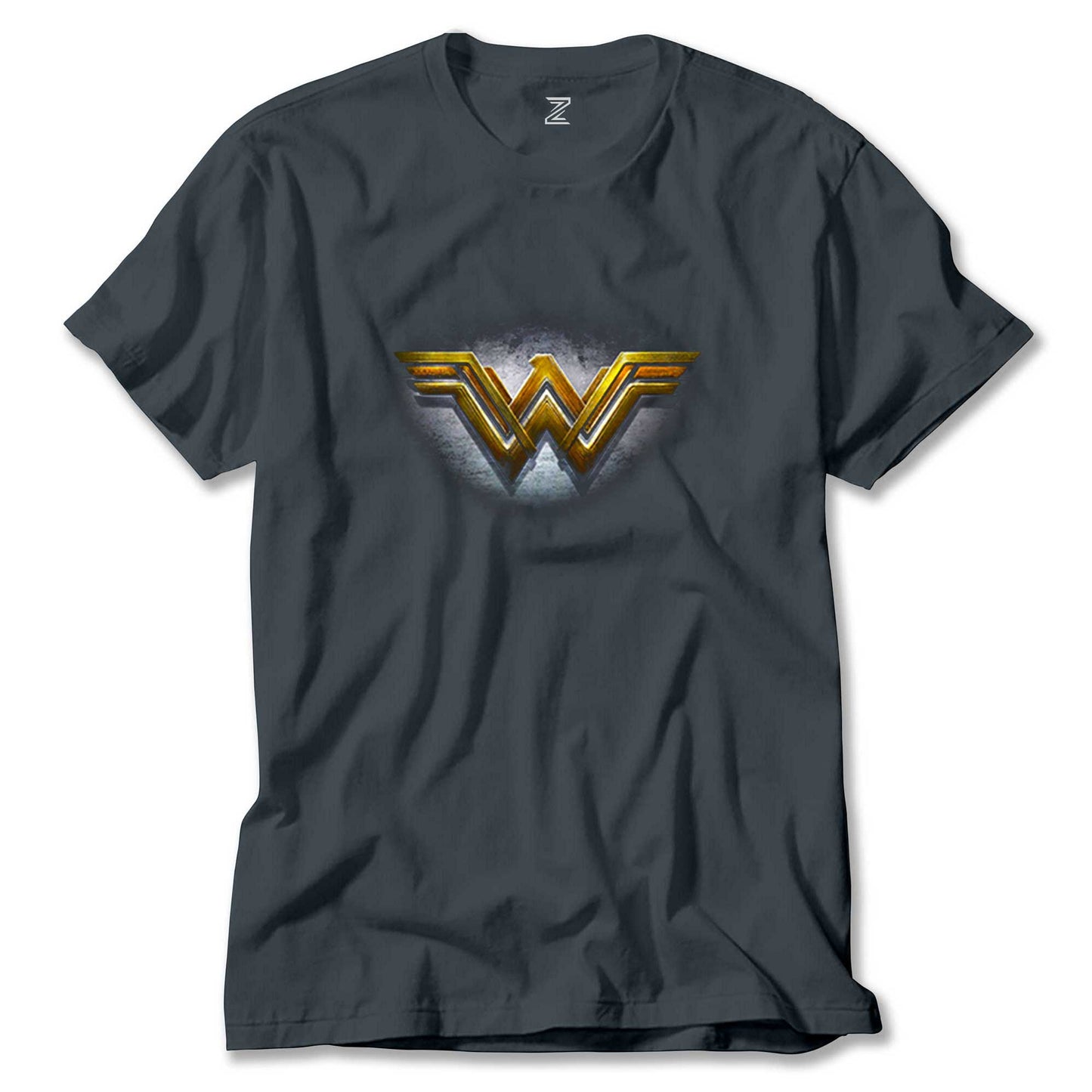 Wonder Woman Gold Logo Renkli Tişört